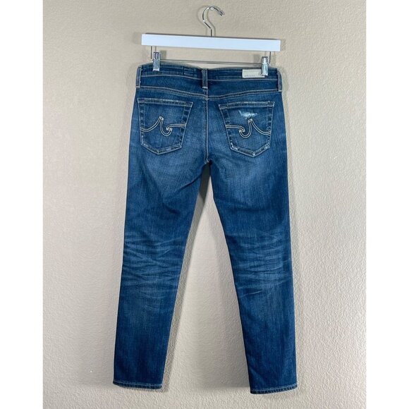 AG Adriano Goldschmied Stilt Crop Cigarette Jean Distressed - Picture 7 of 11